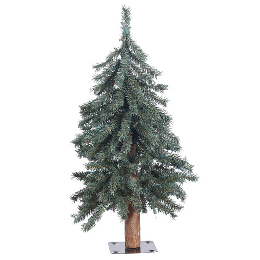 Natural Bark Rustic Alpine Artificial Tree
