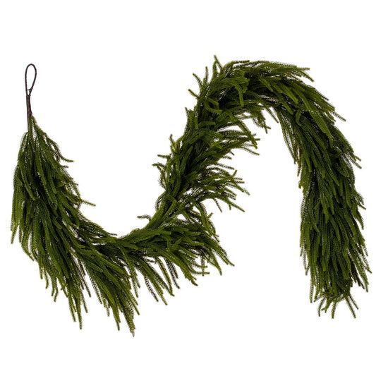 Norfolk Pine Real-Touch Designer Garland