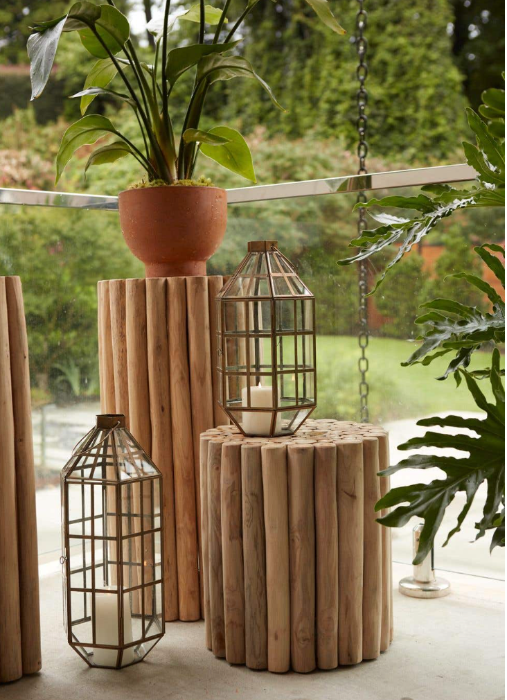 Glass Hanging Lantern