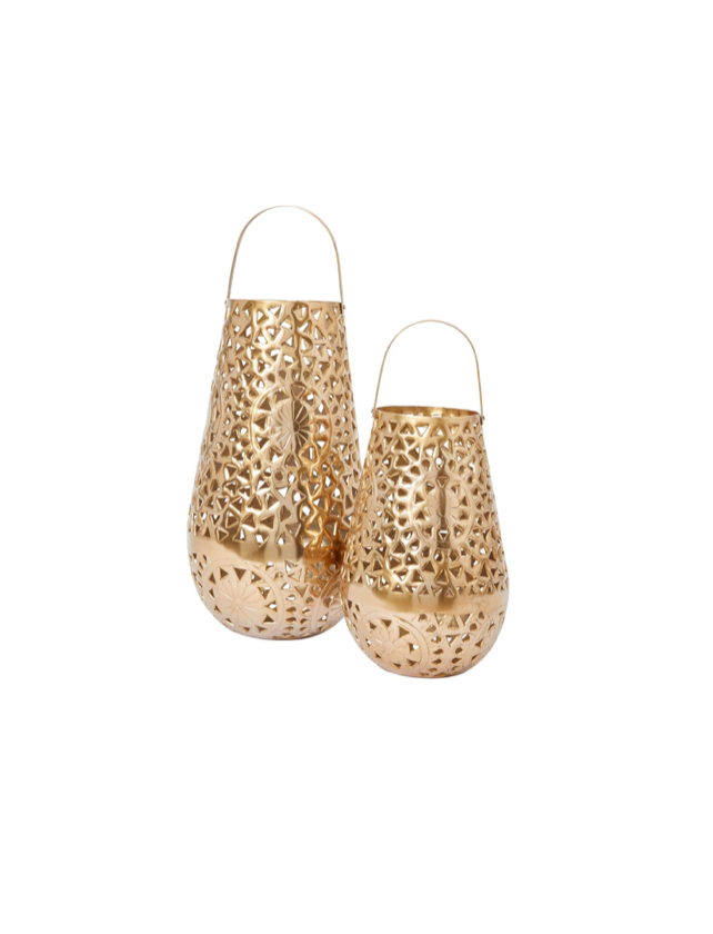 Gold Hanging Lantern