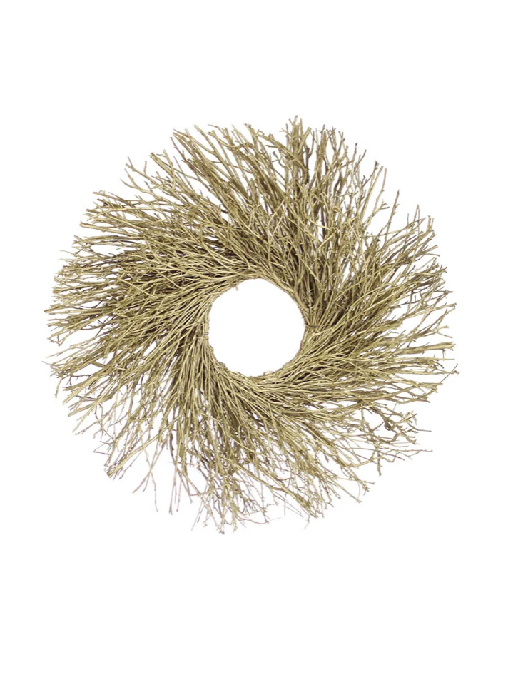 Snow Dusted Dried Curly Willow (Packs of 12)