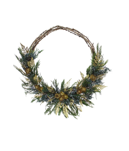 Preserved Juniper with Gold Accents (Packs of 12)