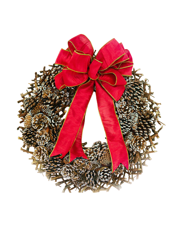 Pile of Pinecones Wreath