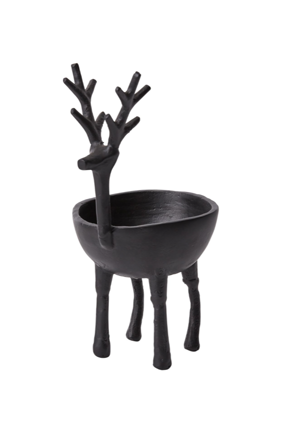 Black Metal Blitzen Bowl