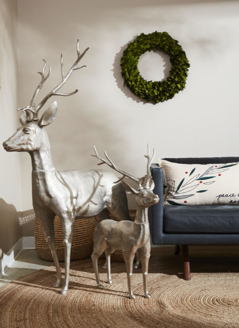 Silver Floor Deer