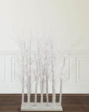 LED Birch Cluster