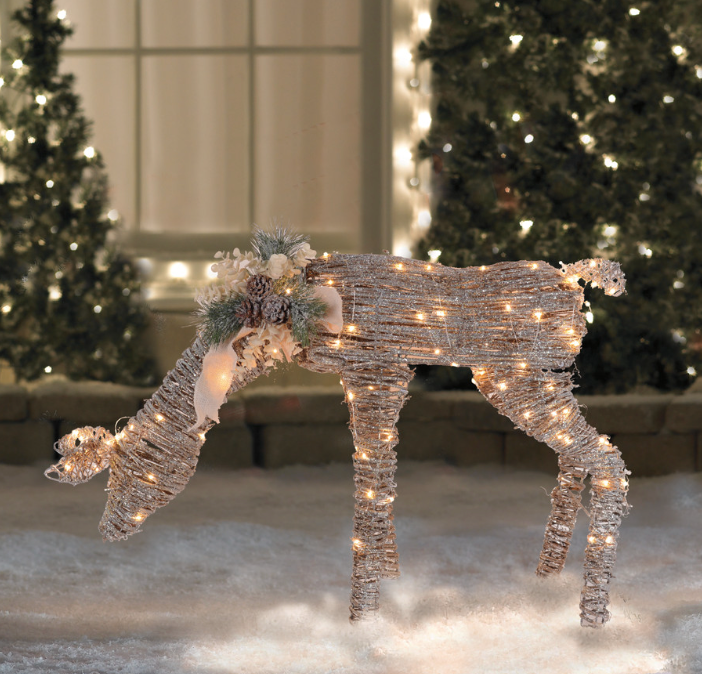 Reindeer and Fawn Trio