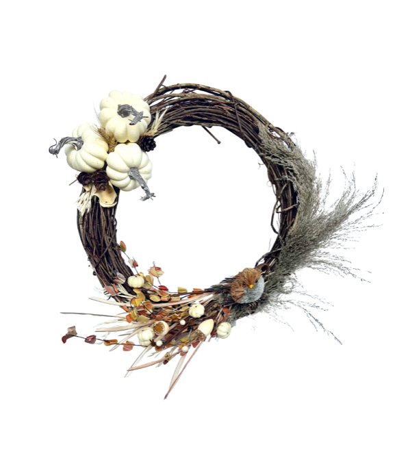 Pumpkin Trio Wreath