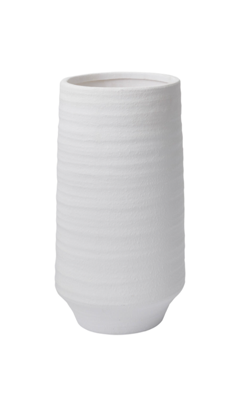 Cement Tapered Vase