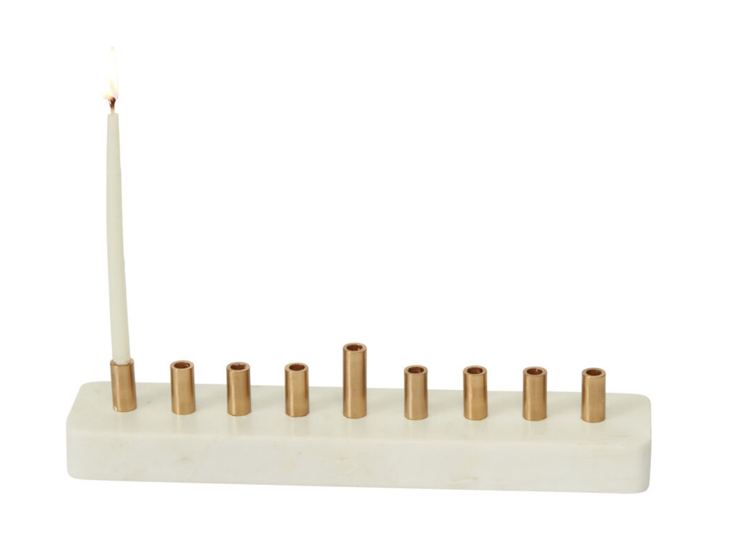 Natural Stone Menorah