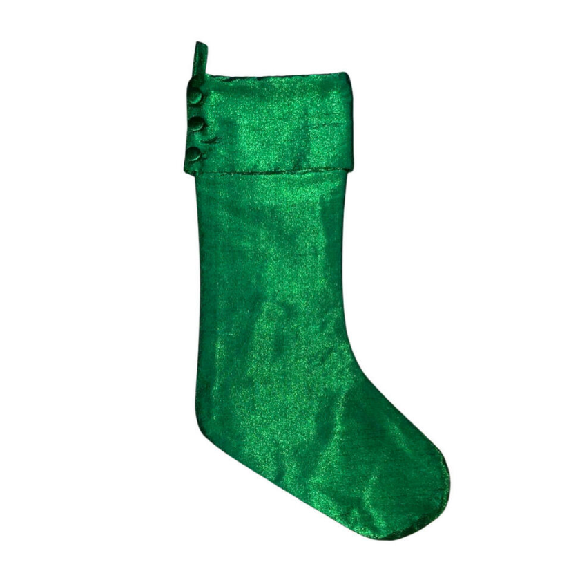 Metallic Christmas Stocking