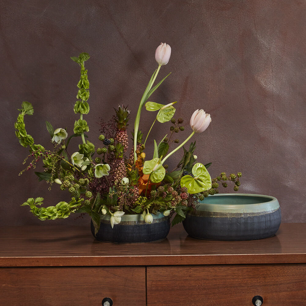 Ceramic Ridged Bowl