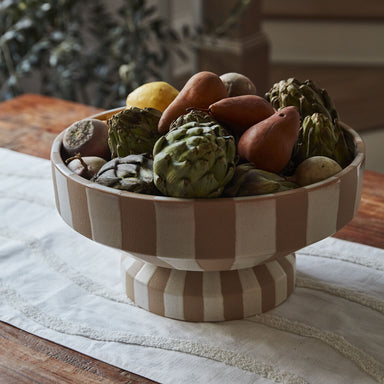Brown Stripe Bowl