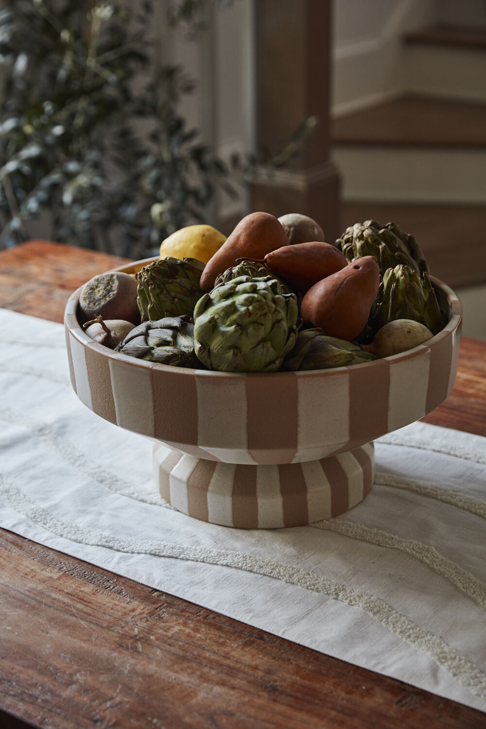 Brown Stripe Bowl