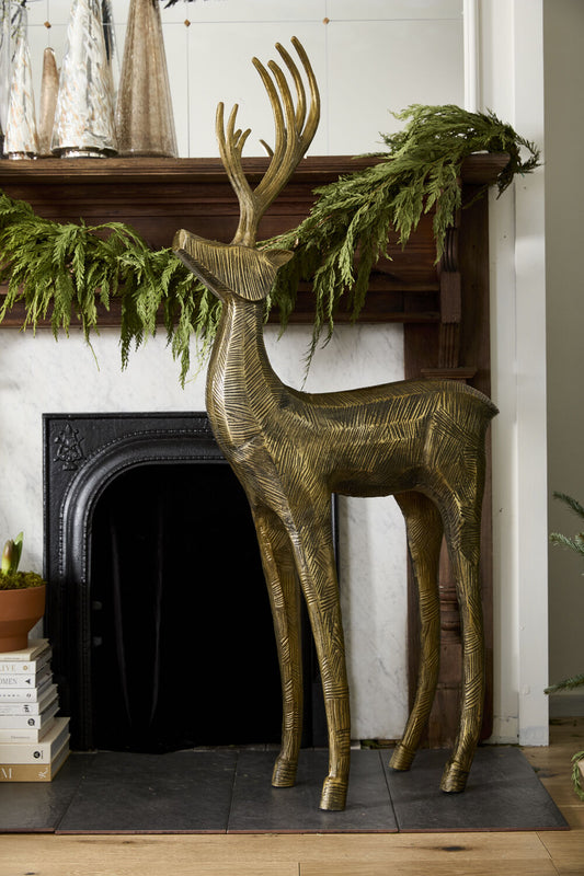 Accent Decor Prancer Reindeer Statue