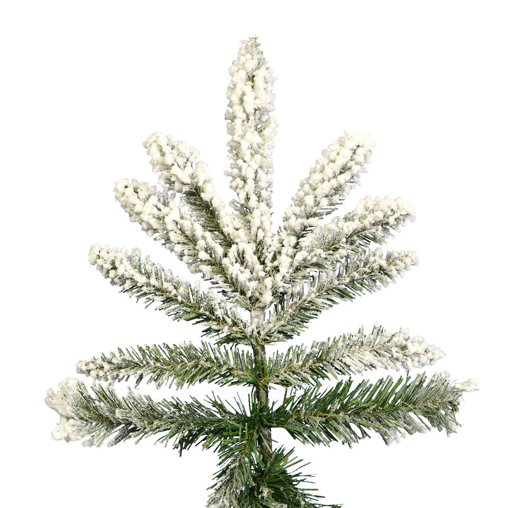 Flocked Utica Fir Tree
