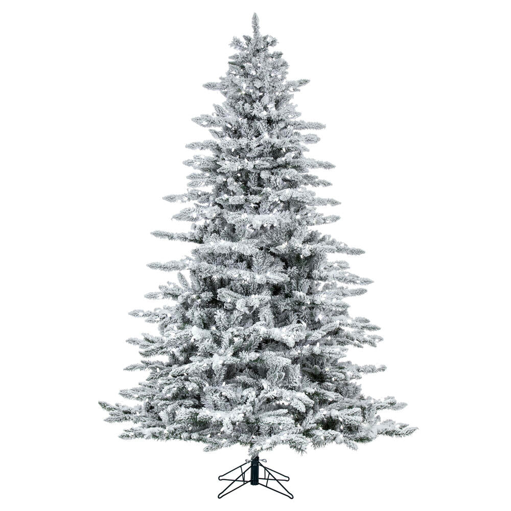 Flocked Utica Fir Tree