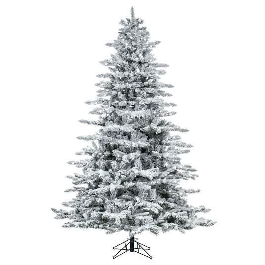Flocked Utica Fir Tree