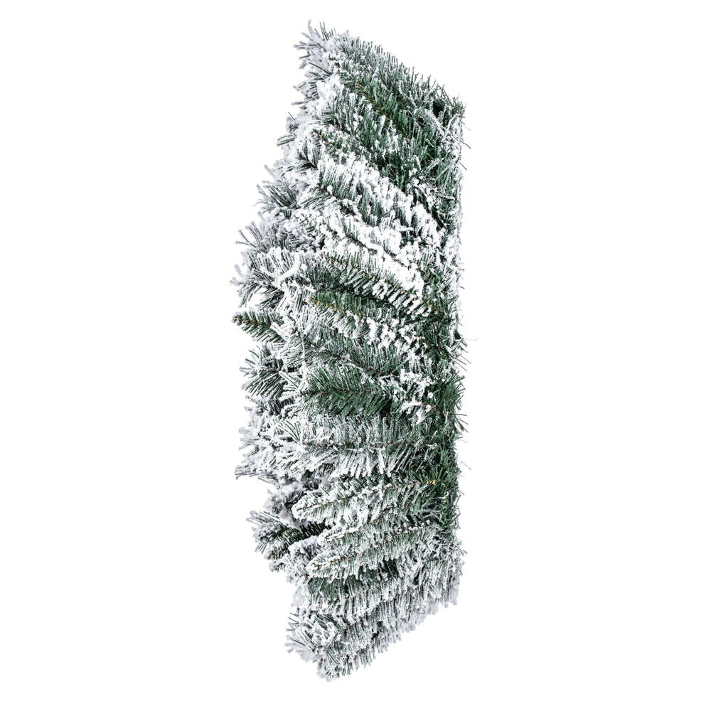 Flocked Utica Fir Artificial Christmas Wreath