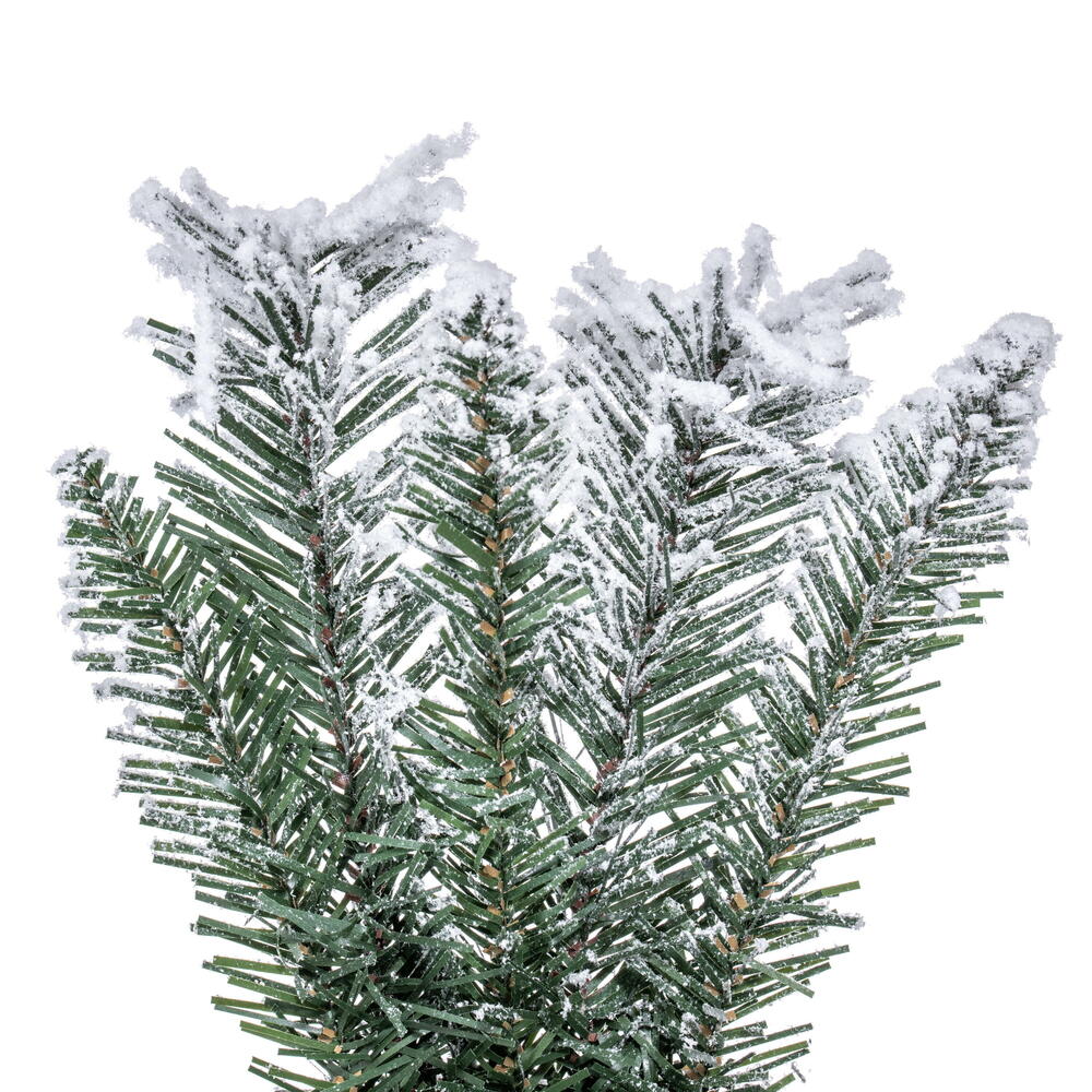 Flocked Utica Fir Artificial Christmas Wreath