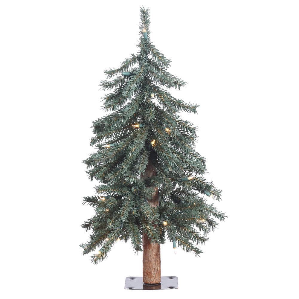 Natural Bark Rustic Alpine Artificial Tree