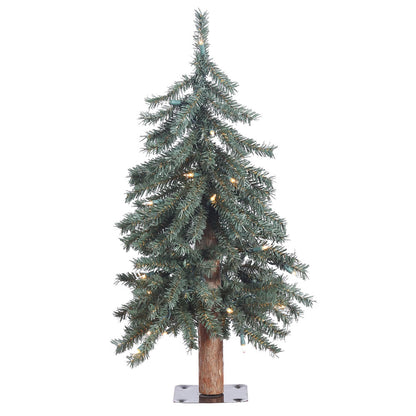 Natural Bark Rustic Alpine Artificial Tree