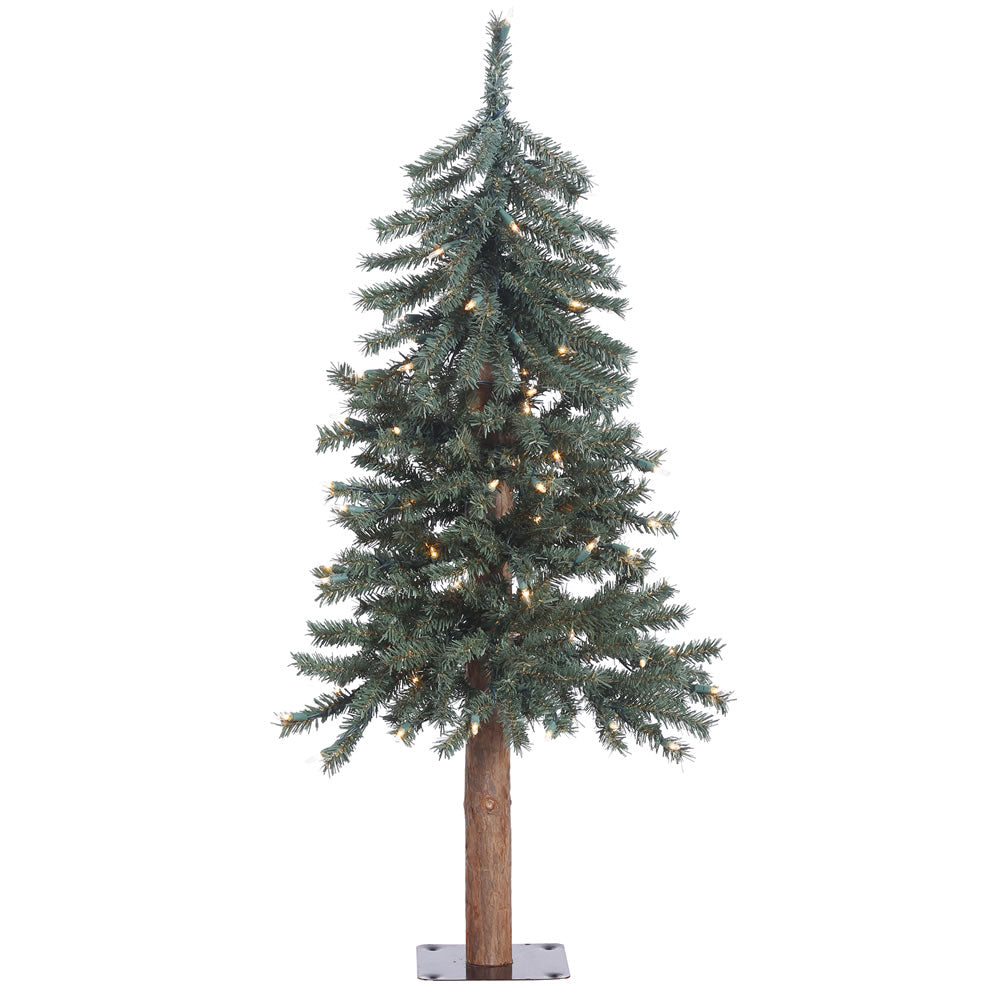Natural Bark Rustic Alpine Artificial Tree