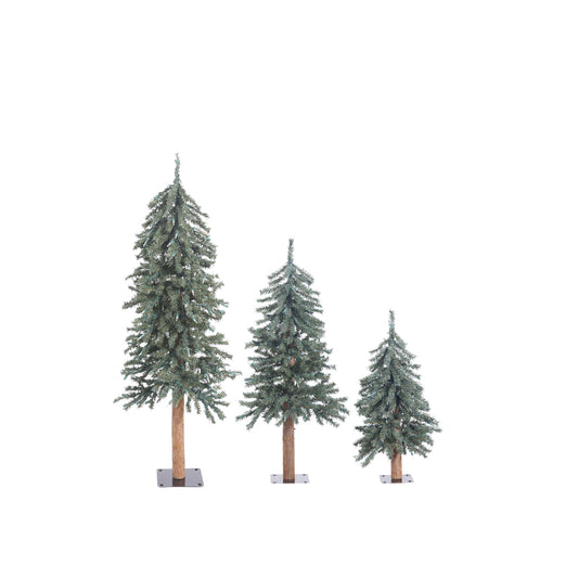 Natural Bark Rustic Alpine Artificial Tree