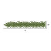 Flocked Alberta Spruce & Pinecone Artificial Garland