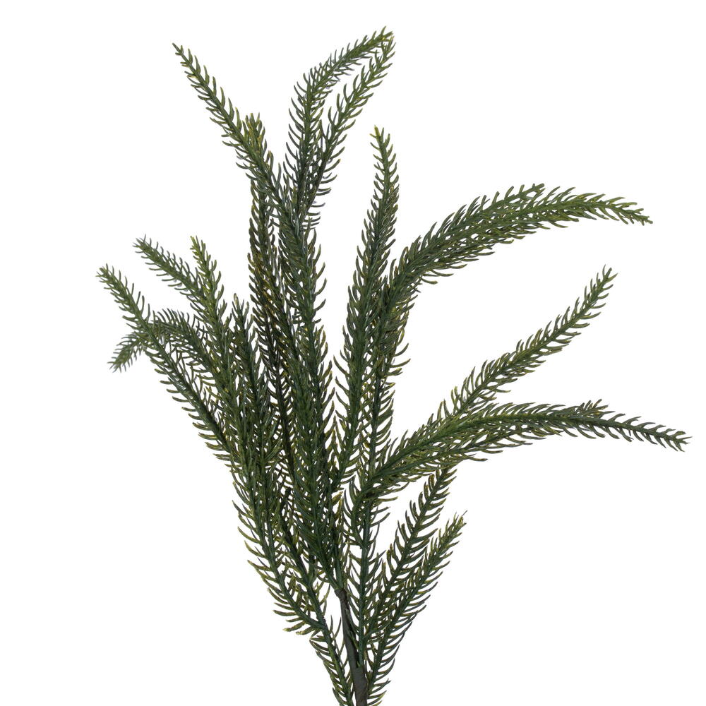 Green Norfolk Pine Real-Touch Artificial Wreath