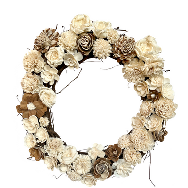 Sola Wood Floral Wreath