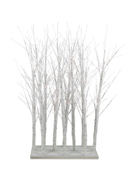 LED Birch Cluster