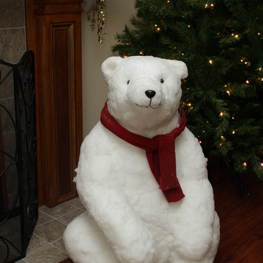 Sitting Polar Bear