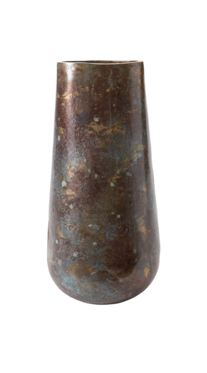 Patina Finish Vase