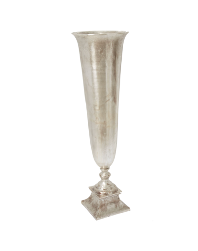 Silver Trumpet Vase