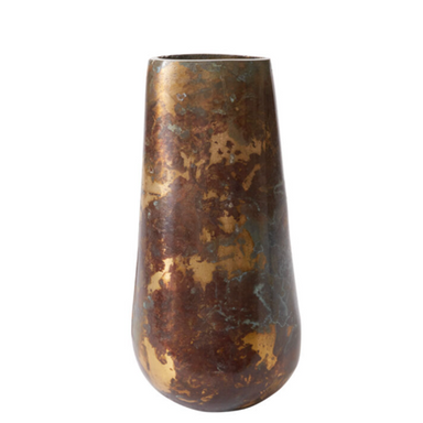 Patina Finish Vase