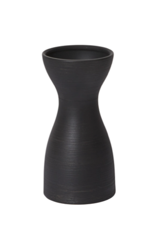 Curvy Black Vase