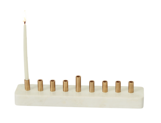 Natural Stone Menorah