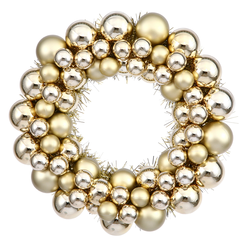 Ornament Ball Wreath