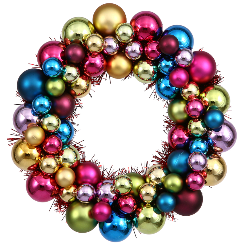 Ornament Ball Wreath