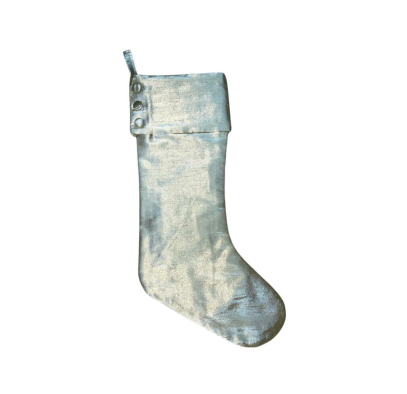 Metallic Christmas Stocking