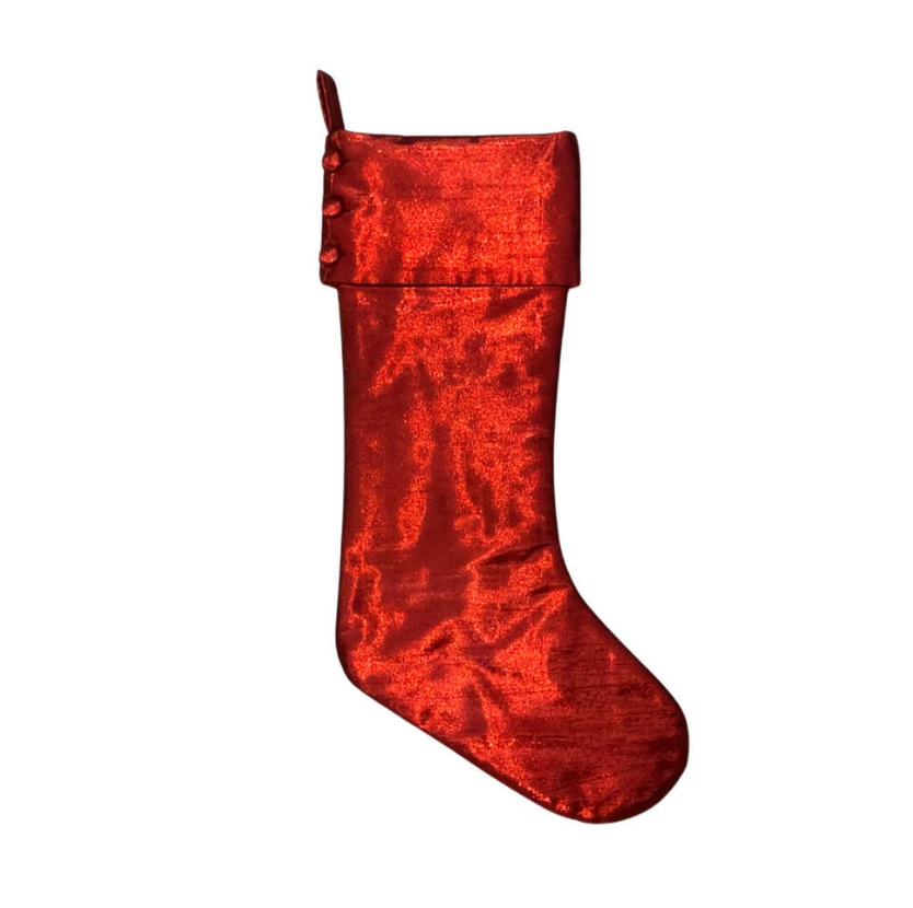 Metallic Christmas Stocking