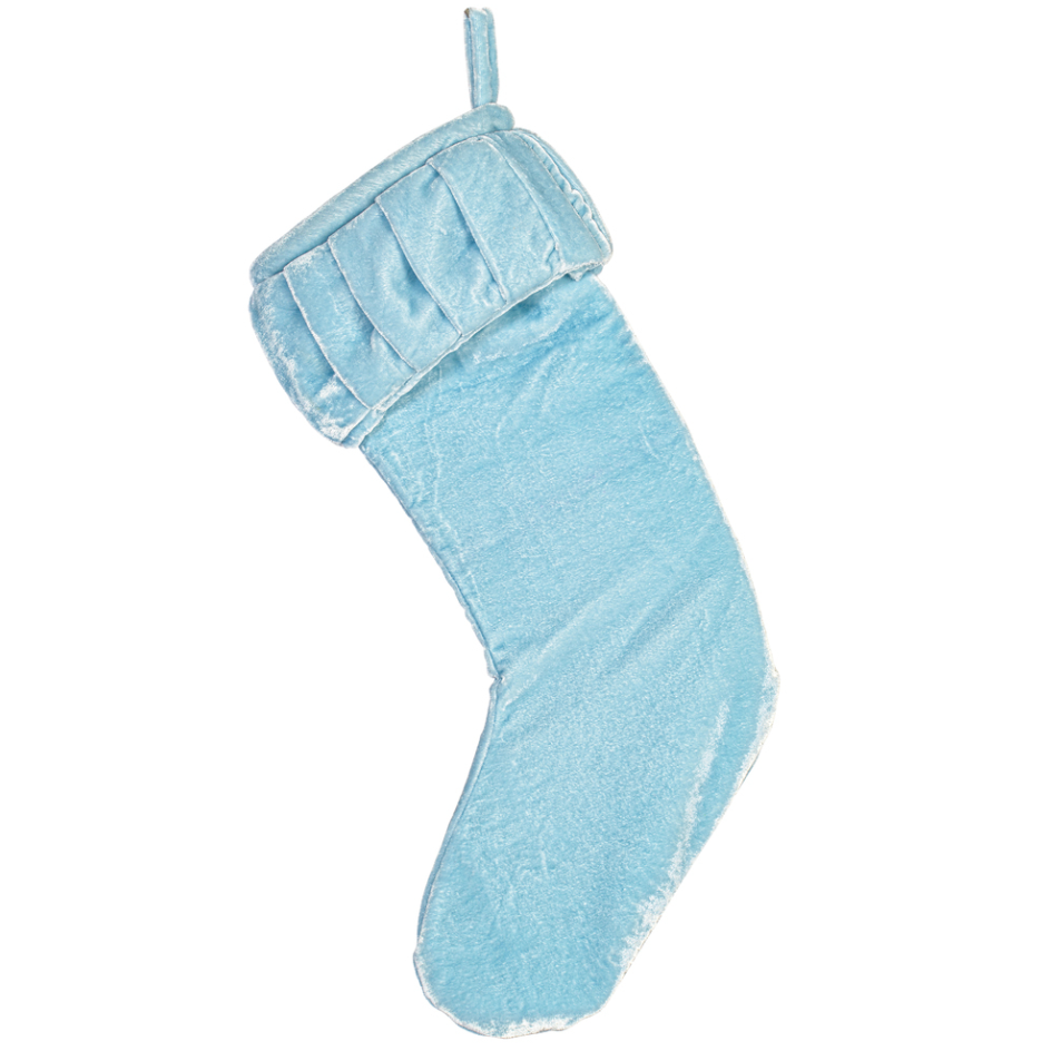Plush Velvet Christmas Stocking