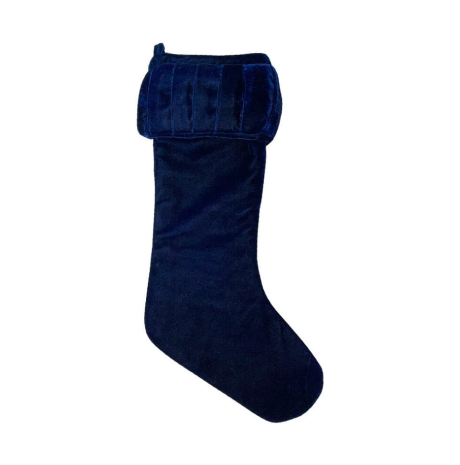 Plush Velvet Christmas Stocking