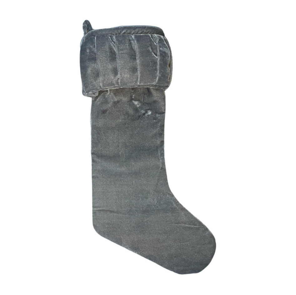 Plush Velvet Christmas Stocking