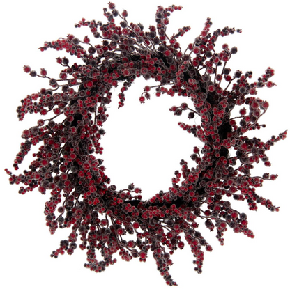 Winter Icy Berry Wreath