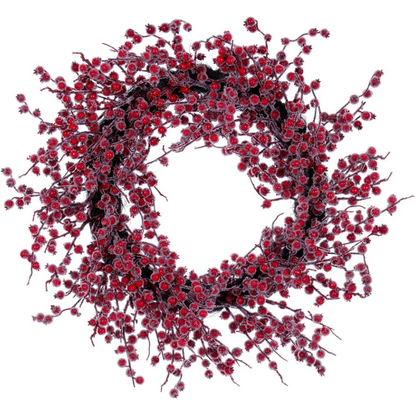 Winter Icy Berry Wreath