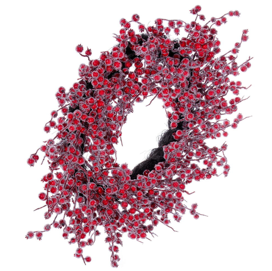 Winter Icy Berry Wreath
