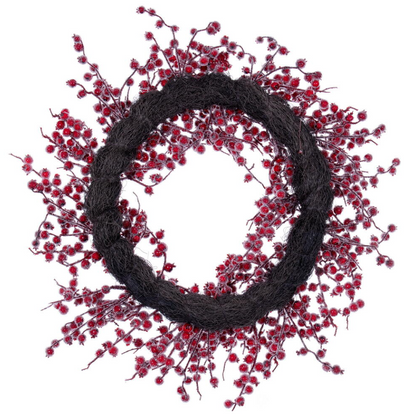 Winter Icy Berry Wreath