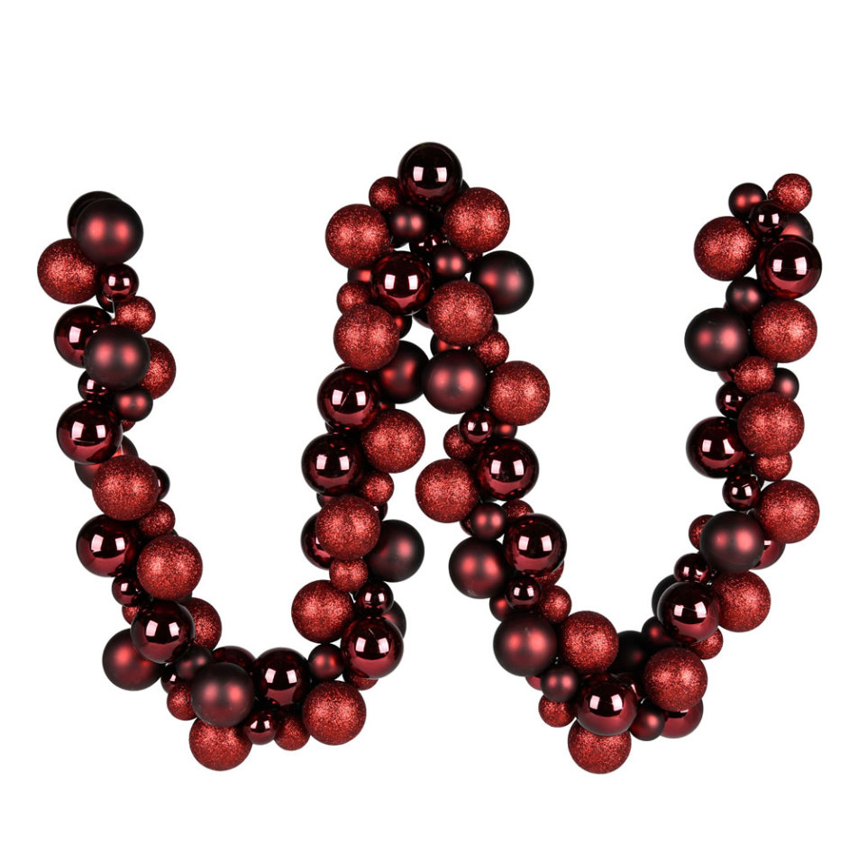 Assorted Ornament Ball Garland